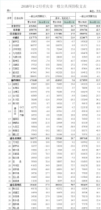 重庆市财政局公布前两月财政预算执行情况 - 财政厅