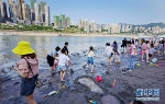 枯水期来临 重庆江岸这片沙滩成“网红” - 重庆晨网