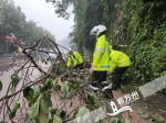 今晨万州遭暴雨袭击 多处路段出现状况 - 重庆晨网